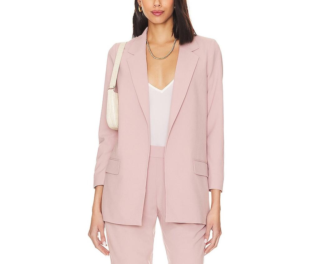 Allsaints Tailored Pale Orchid Pink Aleida Tri Blazer Size 2